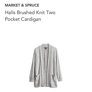 Halls brushed knit two pocket cardigan